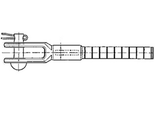 RACCORS A SERTIR POUR LIGNE NUE AERIENNE A 50R + THERMO